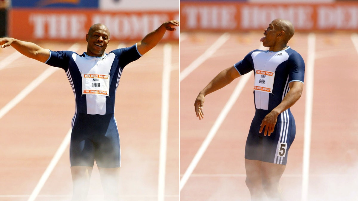 Ex-Olympic star Maurice Greene reacts after HS girl gets disqualified over fire extinguisher celebration  at george magazine