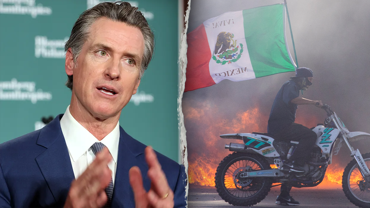 California candidate for governor blasts Newsom while walking through LA riot aftermath  at george magazine