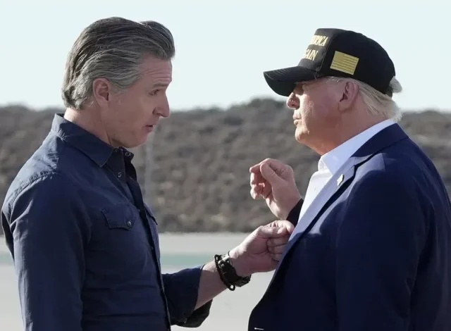 Newsom to sue Trump for sending National Guard to quell fiery riots over ICE