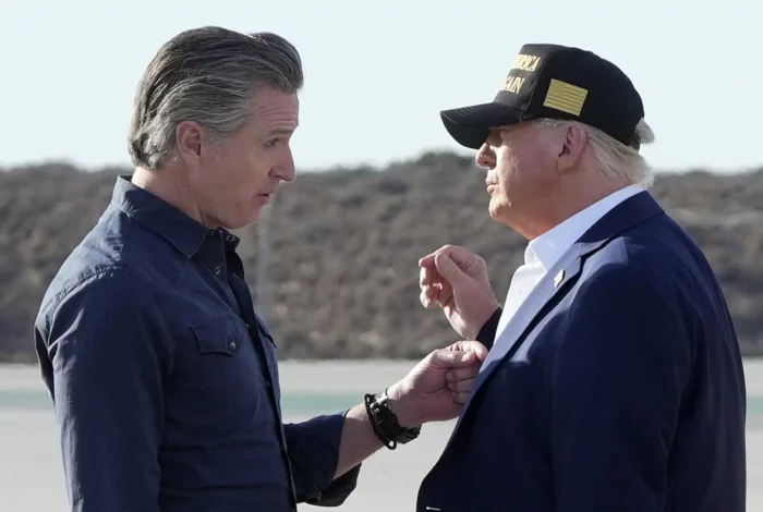 Newsom to sue Trump for sending National Guard to quell fiery riots over ICE  at george magazine