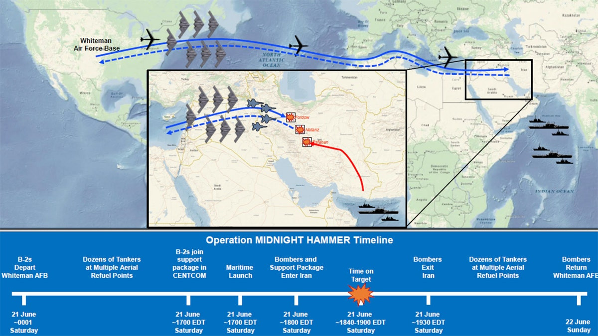 A full breakdown of Operation Midnight Hammer, the 'largest B-2 operational strike in US history'  at george magazine