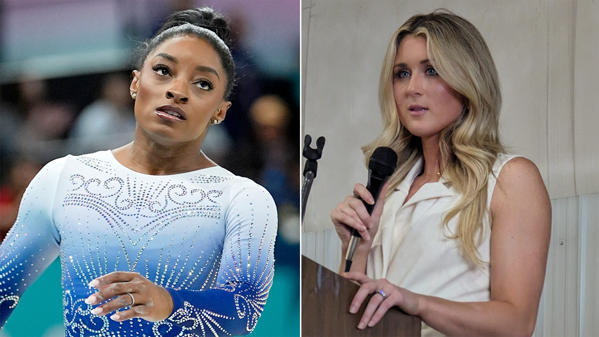 Simone Biles spars with Riley Gaines over trans athlete debate, launches personal attack: 'Truly sick'  at george magazine