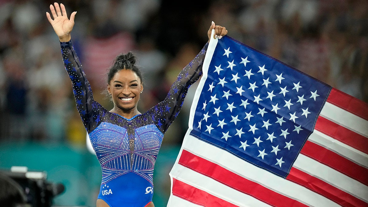 Olympian Simone Biles faces fierce backlash after clash with Riley Gaines over trans athletes debate  at george magazine