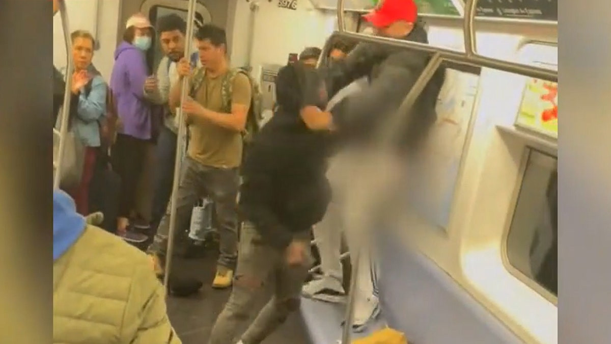 Suspect arrested in horrific NYC rush-hour subway stabbing that injured 2  at george magazine