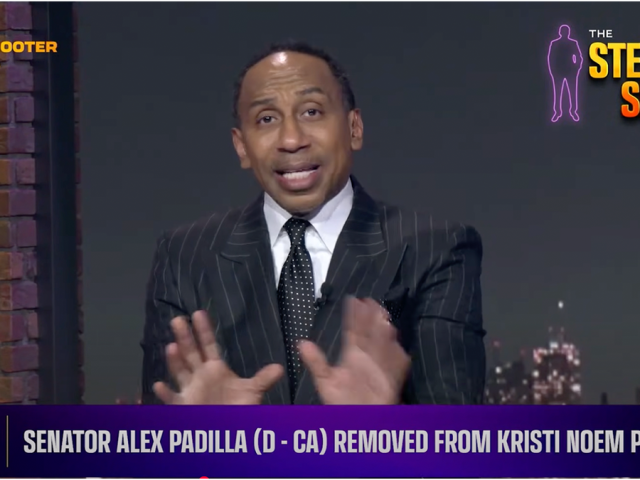 ESPN star unleashes on ‘out of control’ Padilla for crashing Noem press conference