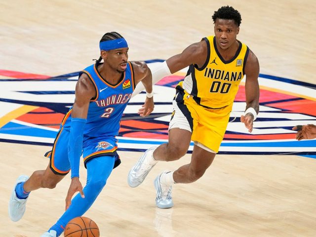 Thunder strike back as Shai Gilgeous-Alexander dominates Game 2 to even NBA Finals against Pacers