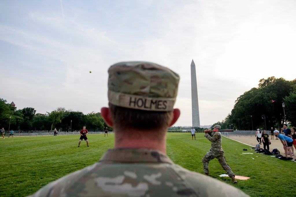 Trump’s military parade threatened by thunderstorms  at george magazine