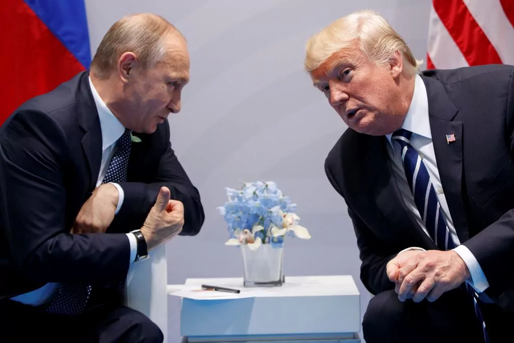 Trump says Putin planning response to Ukraine drone attack  at george magazine