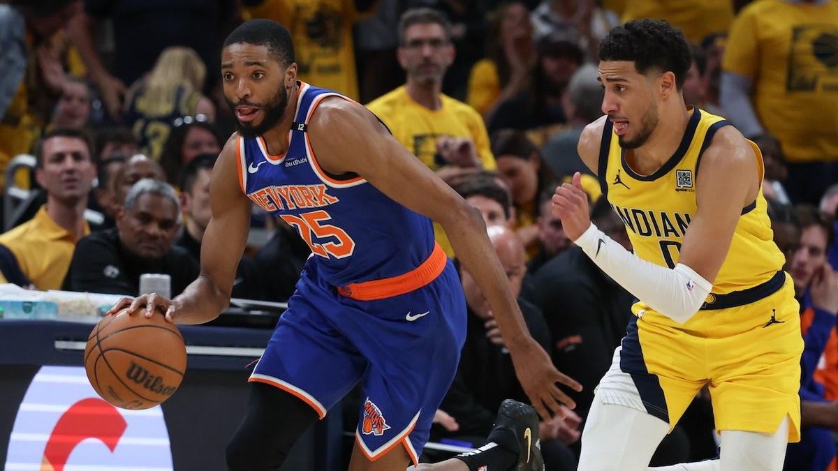 Caitlin Clark watches Pacers take down Knicks to earn trip to NBA Finals  at george magazine