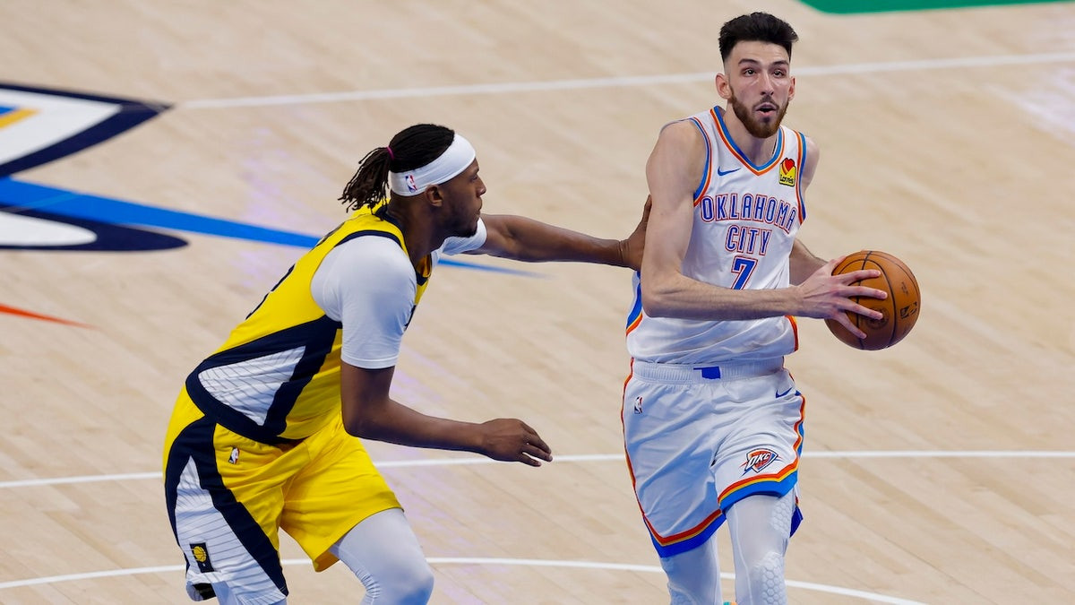 Thunder beat Pacers in Game 5 of NBA Finals to come within one win of first Championship  at george magazine