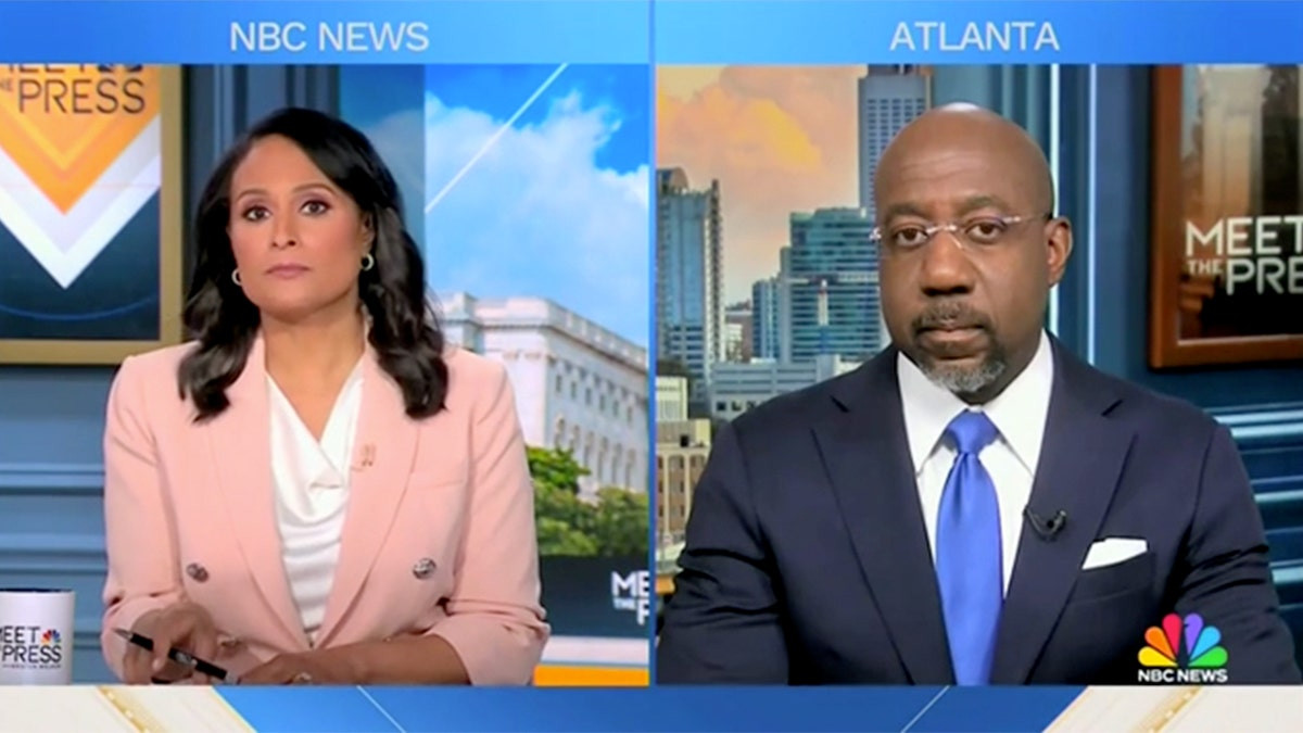 Warnock dodges questions from NBC host on whether Biden should have dropped out earlier  at george magazine