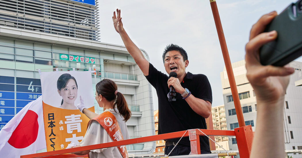 Sohei Kamiya Brings Trump-Style Populism to Japan’s Election  at george magazine