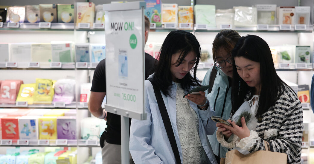 K-Beauty Fans Stock up on Cosmetics After Trump’s Tariff Threat  at george magazine