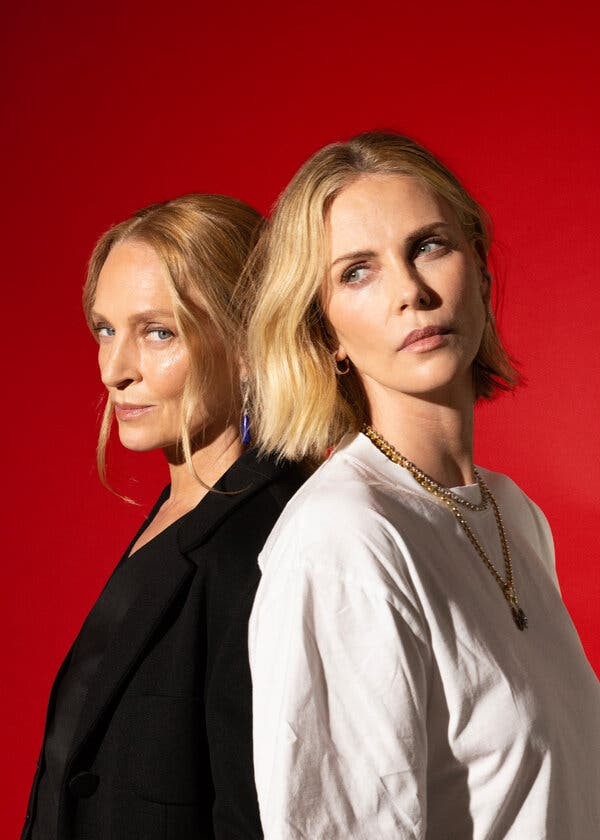 Charlize Theron and Uma Thurman on Injuries, Action and ‘The Old Guard 2’  at george magazine
