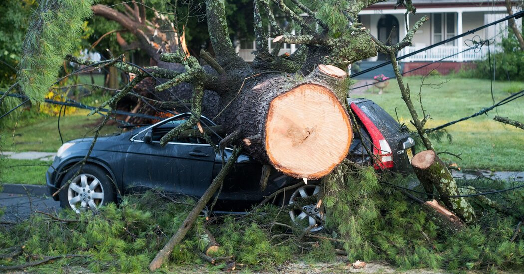 Brief but Violent Storms in New Jersey Leave 3 Dead  at george magazine