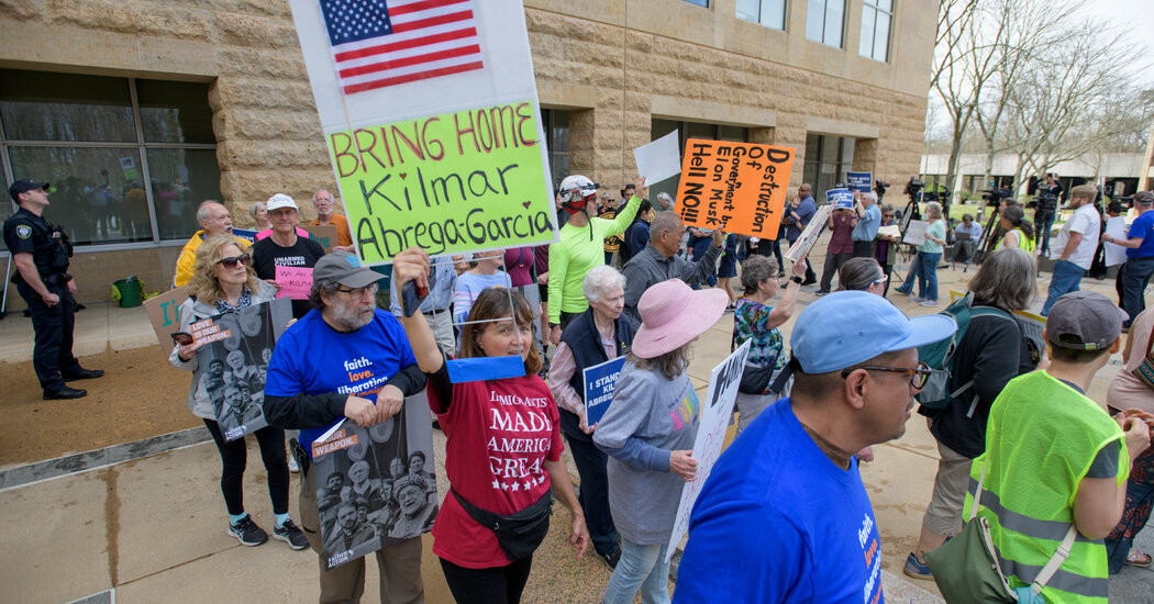 Trump Administration Will Try to Deport Abrego Garcia Before His Trial, Justice Dept. Says  at george magazine