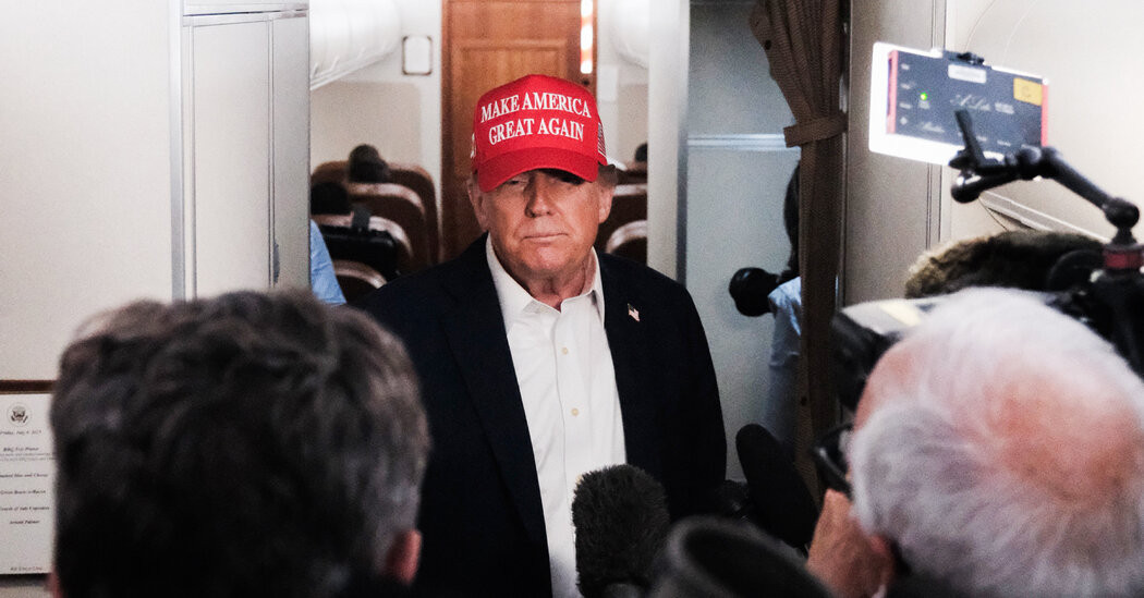 Trump Keeps Foreign Countries on Edge as Tariff Deadline Nears  at george magazine