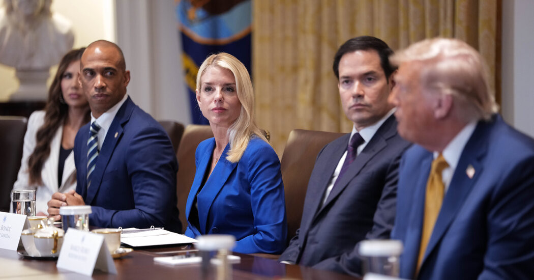 Trump and Bondi, Confronted Over Epstein Files, Tell Supporters to Move On  at george magazine