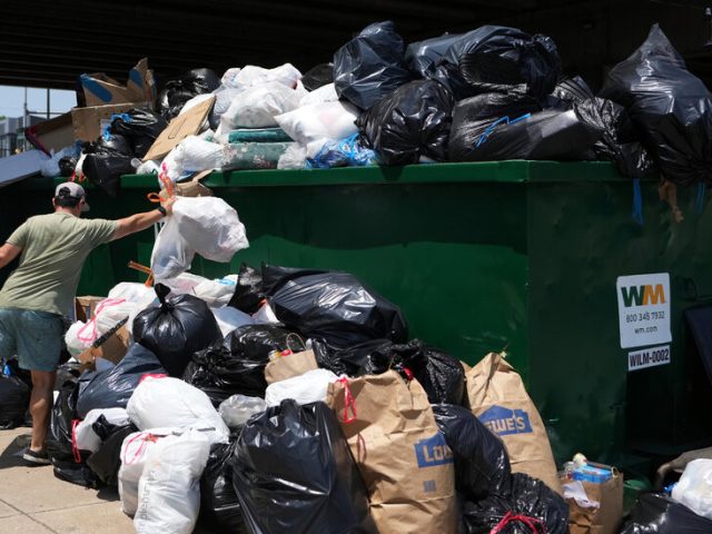 Trash Overflows in Philadelphia as City Workers’ Strike Enters Second Week