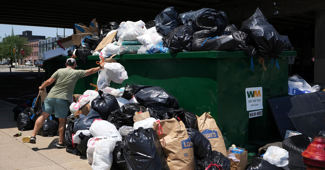 Trash Overflows in Philadelphia as City Workers’ Strike Enters Second Week  at george magazine