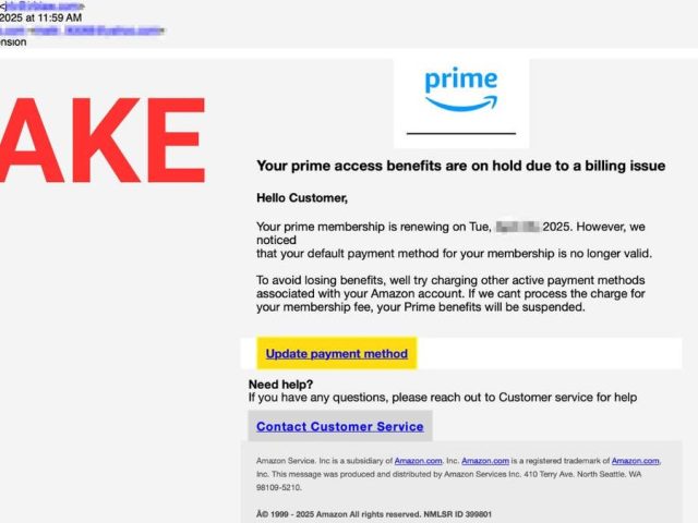 How to detect fake Amazon emails and avoid impersonation scams