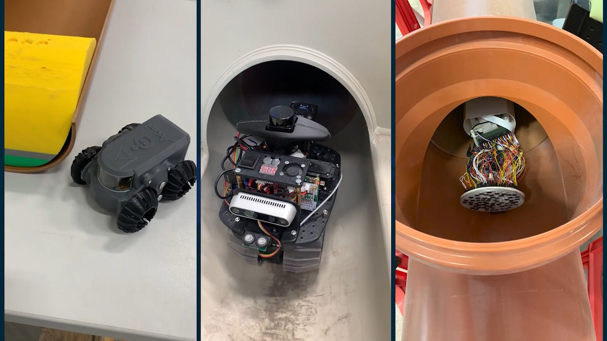 Mini robots detect and fix water pipe leaks without digging  at george magazine
