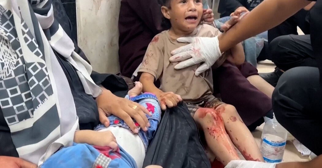 A Lethal Israeli Airstrike Hits Near a Gaza Aid Clinic  at george magazine