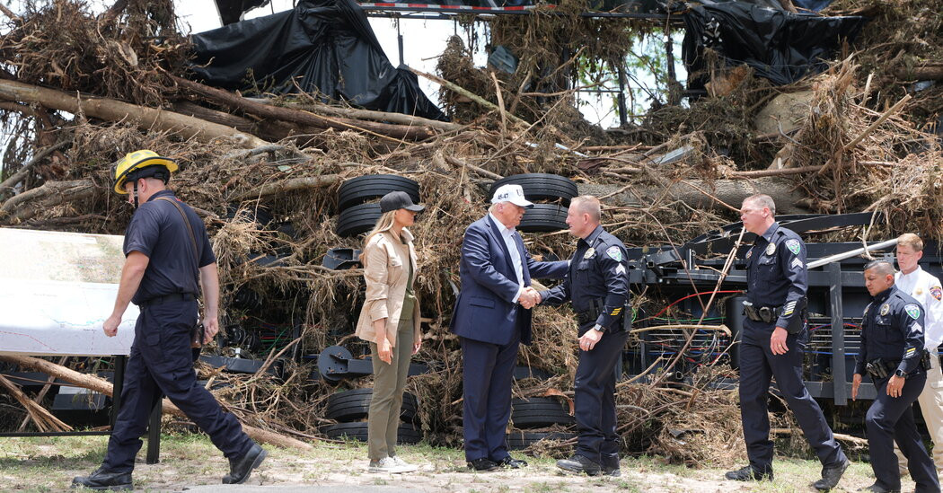 After Texas Disaster, Trump Shifts His Tone on FEMA  at george magazine