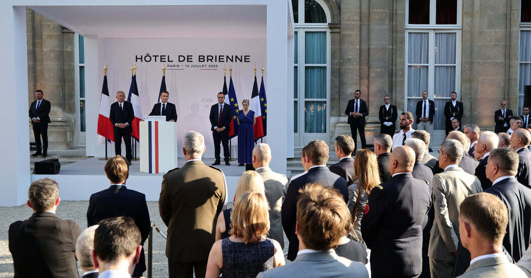 Macron Increases Military Spending, Saying Freedom Is Threatened  at george magazine