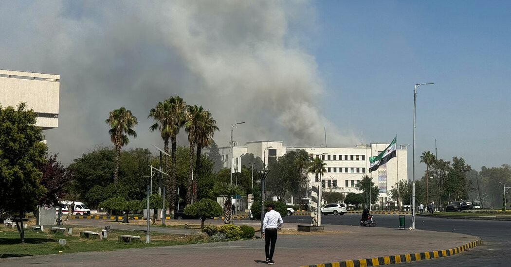 Israel Strikes Syria’s Capital, Sending Warning to Government  at george magazine