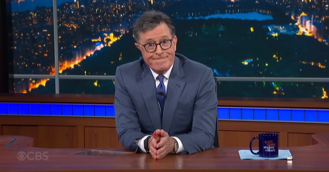 Stephen Colbert Laments the End of ‘The Late Show’ on CBS  at george magazine