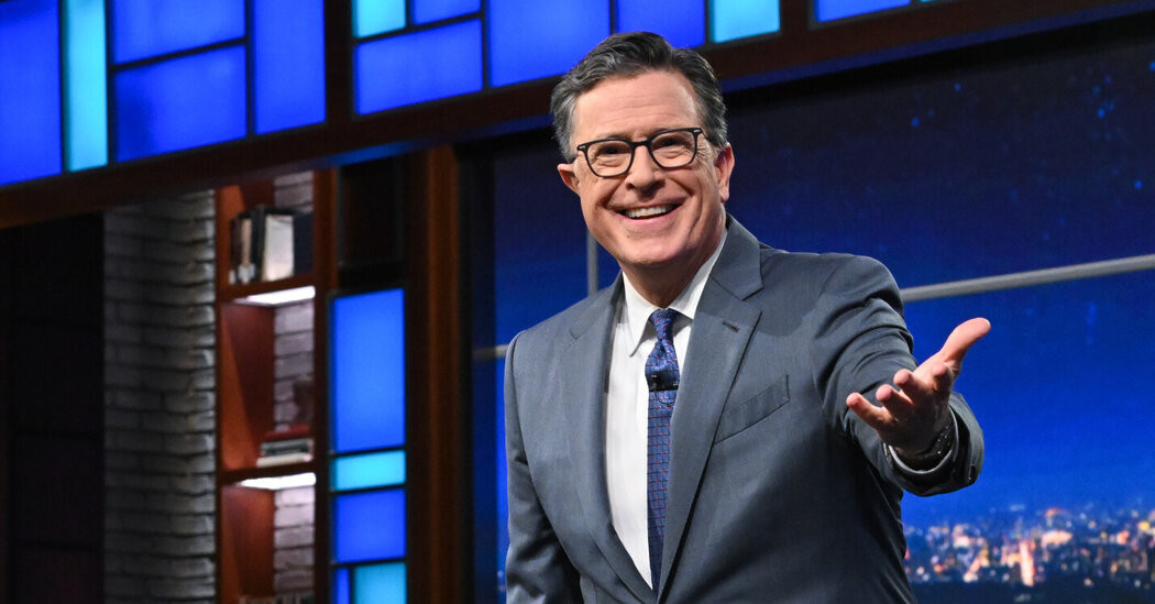 Lawmakers Question Whether CBS Canceled Colbert’s Show for Political Reasons  at george magazine