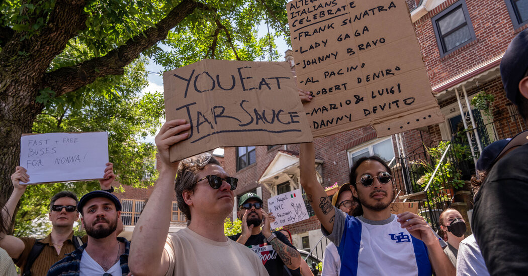 Italian Americans, for and Against Mamdani, Square Off in New York  at george magazine