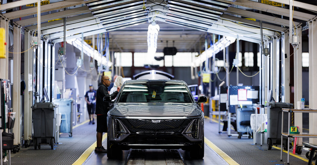 G.M. Profit Shrinks on Billion-Dollar Tariff Hit  at george magazine
