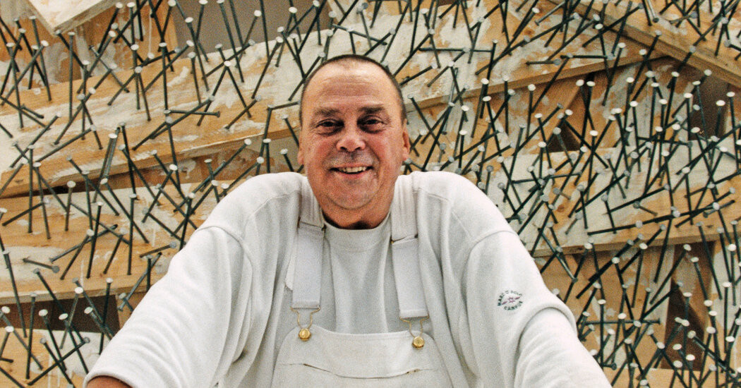 Günther Uecker, Who Punctuated His Art With Nails, Dies at 95  at george magazine