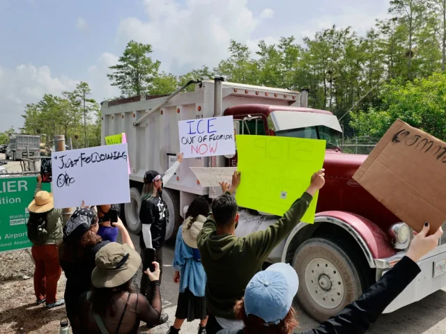 Florida crews rush to finish ICE’s ‘Alligator Alcatraz’ ahead of Trump arrival