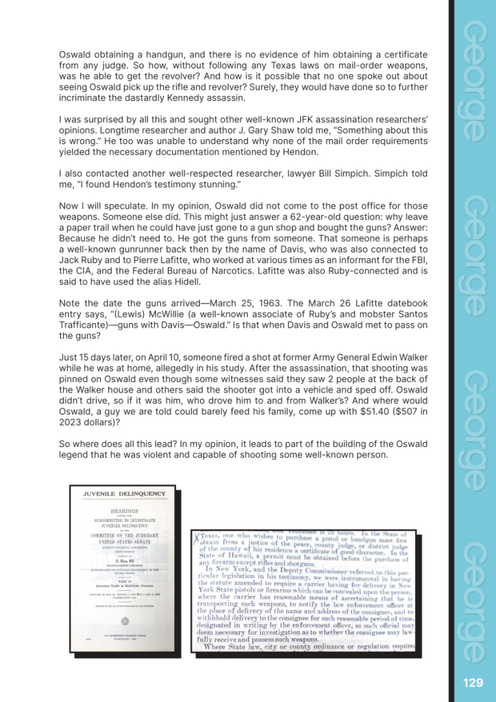 The Guns of Lee Harvey Oswald  at george magazine