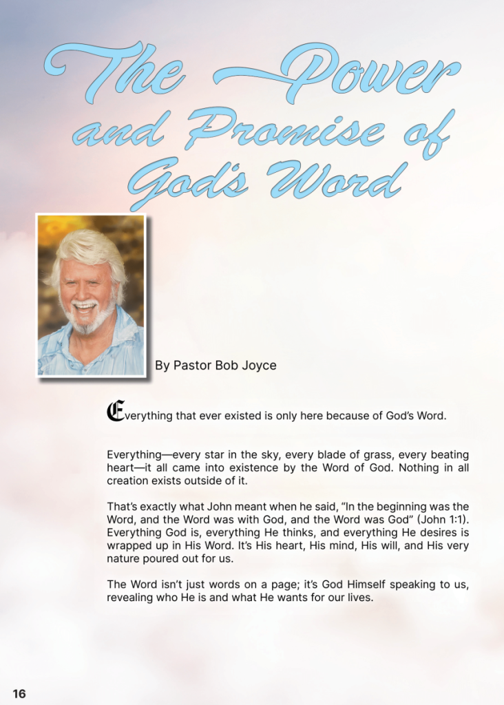 The Power and Promise of God’s Word  at george magazine