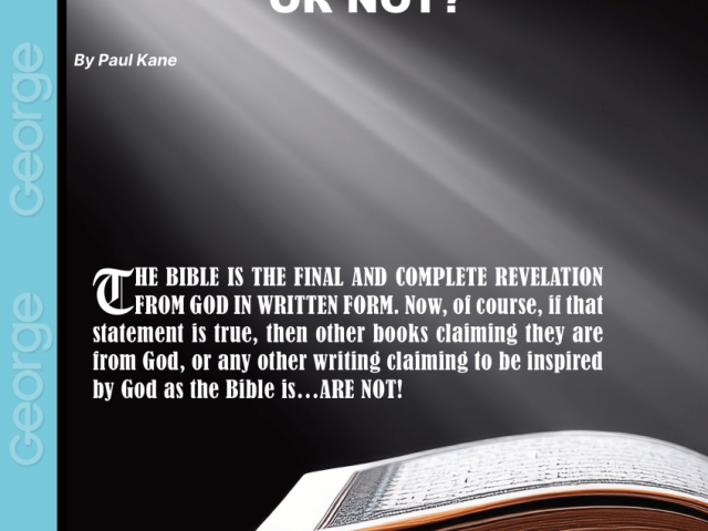 HOW DO WE KNOW IF A PERSON IS SPEAKING FROM GOD’S REVELATION OR NOT?