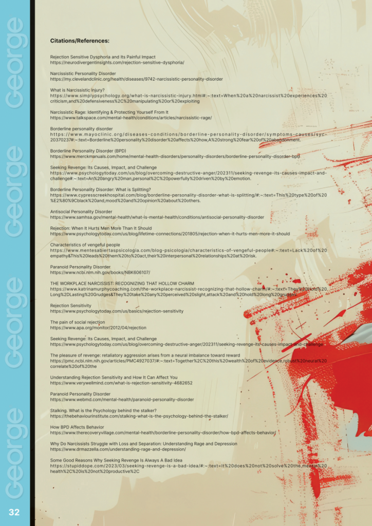 The Unbearable Sting: Why Some Personalities Choose Vengeance Over Acceptance After Rejection  at george magazine