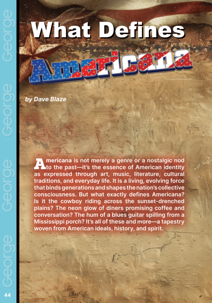 What Defines AMERICANA?  at george magazine