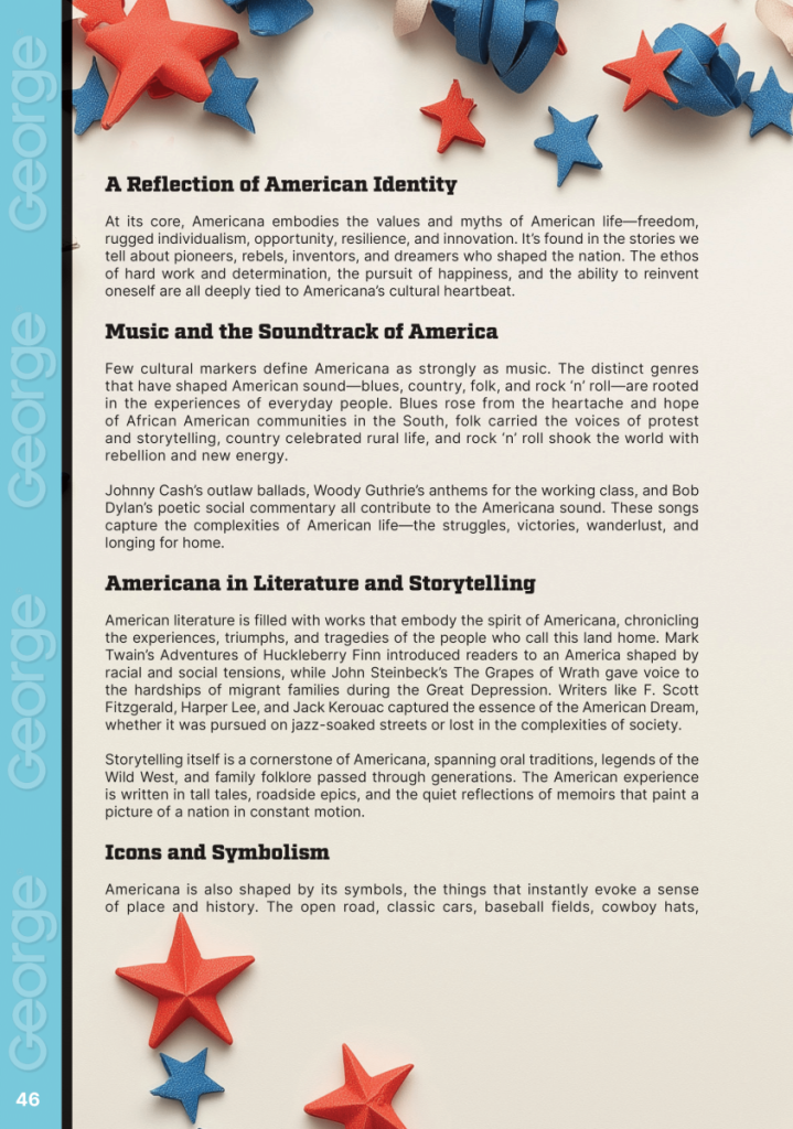 What Defines AMERICANA?  at george magazine