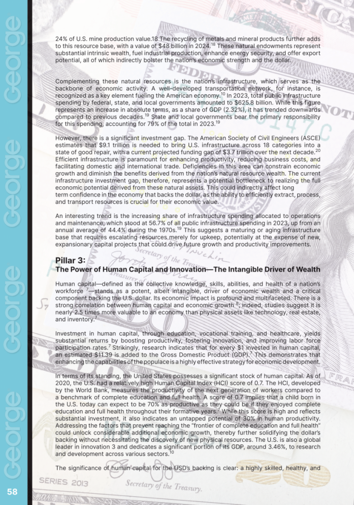 America’s Wealth Backs the Fiat U.S. Dollar  at george magazine