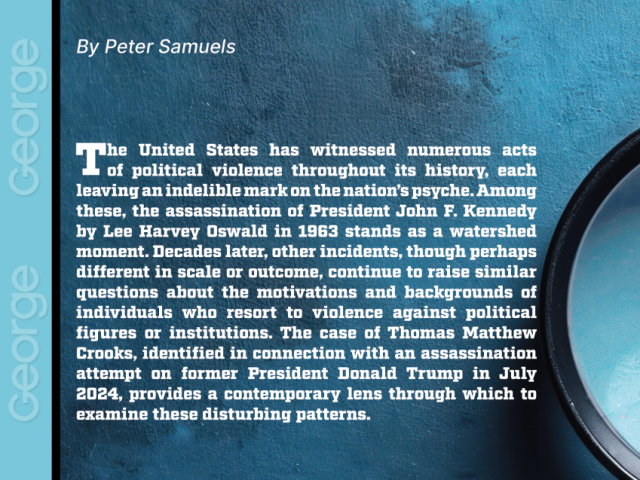 Thomas Matthew Crooks and Lee Harvey Oswald: A Comparative Analysis