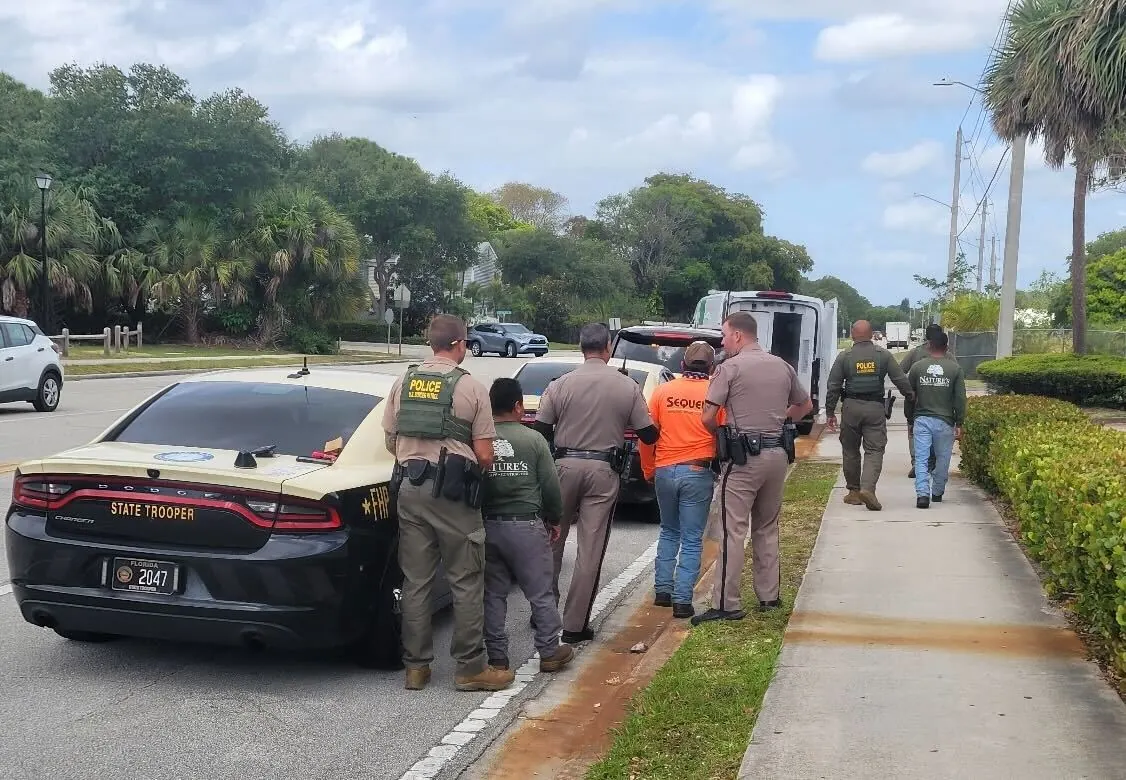 A day with Florida state troopers nabbing illegal immigrants for ‘Alligator Alcatraz’  at george magazine