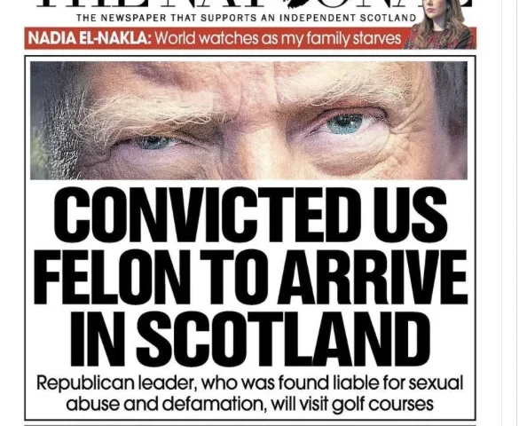 Trump tries to move on from Epstein files drama with Scotland trip