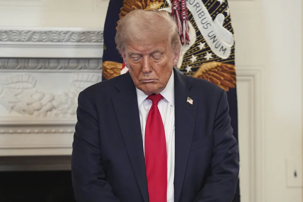 Trump’s story of Epstein fall out doesn’t quell opponents  at george magazine