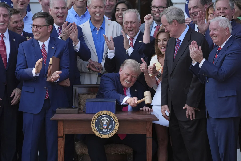 Trump hails ‘big, beautiful bill’ as ‘greatest victory yet’ as he signs it into law  at george magazine
