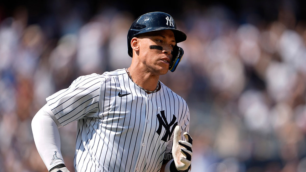 Yankees slugger Aaron Judge hits milestone home run at blistering fast pace  at george magazine