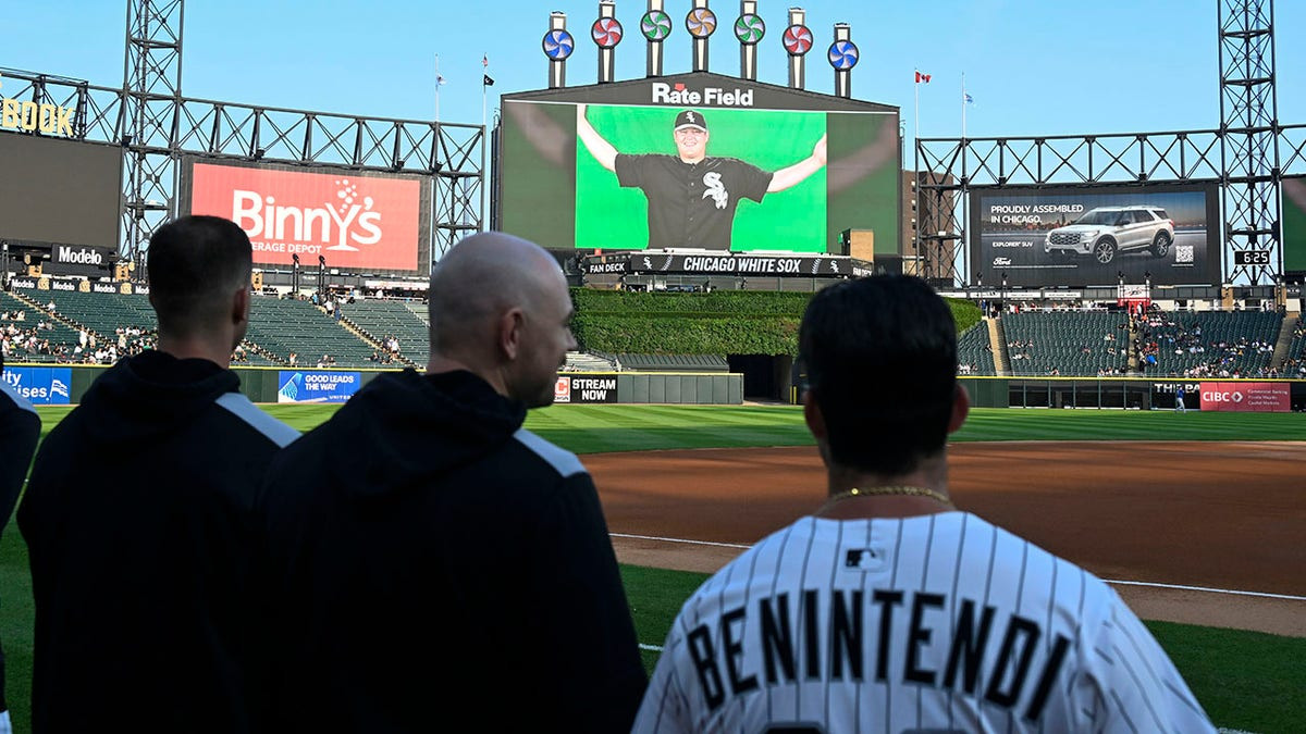 White Sox honor fallen World Series hero Bobby Jenks with emotional ballpark tribute  at george magazine